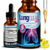 Lung Clear Pro flacon gouttes soutien poumons pour une respiration facilitée