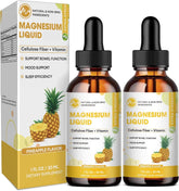 Minch magnésium glycinate gouttes arôme ananas, facile à mélanger dans l eau
