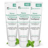 Dentifrice M3 Nano Hydroxyapatite en tube, nettoyage doux sans fluor pour sensibilités.