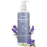 Lotion magnésium lavande M3 Naturals, flacon prêt pour relaxation nocturne.