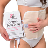 M3 Naturals enveloppe huile de ricin en coton biologique pour le confort cutané.