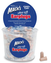Bouchons d'oreilles Mack's en mousse ultra-douce, confort durable pour le sommeil.