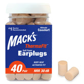 Mack's ThermaFit bouchons d oreille en mousse douce pour un sommeil plus calme.