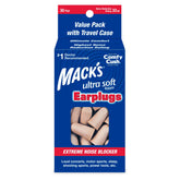 Mack's bouchons d'oreille mousse Ultra-Confort, insertion facile pour dormir sans bruit.