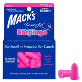 Dreamgirl de Mack's bouchons oreille mousse rose emballage pratique pour voyage