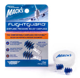 Mack’s Flightguard bouchons oreille avion pour réduction du bruit en cabine.