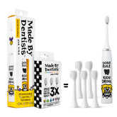 Made by Dentists brosse-dents-enfant bulldog-design pour brossage ludique et régulier.