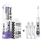 Brosse à dents électrique Alien Made by Dentists pour enfants, design ludique et engageant pour le brossage