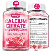 Maennyliy Gommes Calcium Citrate 1200 mg – bouteille prête à l'emploi pour un apport quotidien