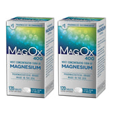 Mag-Ox 400 emballage tablettes, pratique à prendre avec les repas.