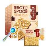 Barre protéinée Magic Spoon Smores dans son emballage, snack pratique et sans gluten.