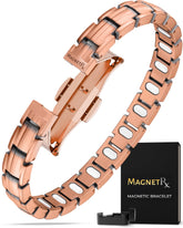 Bracelet MagnetRX en cuivre EllipseMAX vue générale, style quotidien et durable