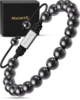 MagnetRX bracelet hematite puissance maximale, style assuré et énergie potentielle.