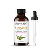 Majestic Pure eucalyptus: bouteille en verre ambré prête pour diffusion aromatique