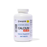 MAJOR Calcium coquille d'huître, tablette 500 mg, à prendre avec repas.
