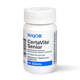 MAJOR CertaVite Senior – bouteille de comprimés pour un apport quotidien en vitamines.