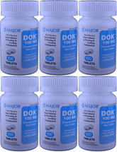 MAJOR Docucate Sodium: bouteille de comprimés pour un soulagement doux de la constipation.