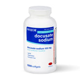 MAJOR Docusate Sodium 100 mg — bouteille pratique pour soulager constipation occasionnelle