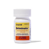 MAJOR Driminate boîte 50 mg, comprimés anti-nauséeux pour le mal des transports.