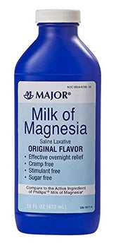 MAJOR laxatif saline – bouteille originale prête à l'usage nocturne.
