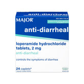 MAJOR Loperamide 2 mg - Bouteille: praticité à domicile pour gérer les selles occasionnelles.