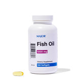 MAJOR Omega-3: bouteille montrant les capsules faciles à avaler pour le quotidien.