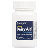 MAJOR Original Dairy Aid, bouteille de gélules prête à l'emploi pour la digestion des produits laitiers.