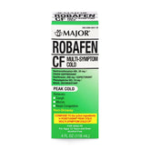 MAJOR Robafen CF – bouteille de sirop, action multi-symptômes pour le rhume.