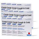 MAJOR Toux et Rhume HBP comprimés en bouteille, solution pratique pour les symptômes