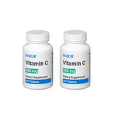 MAJOR Vitamin C 250 mg : bouteille visible, consommation quotidienne pratique.
