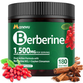 Manewu Berberine: flacon et gélules pour une utilisation quotidienne pratique.