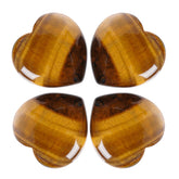 Marrywindix coeurs en quartz jaune, ensemble, pour relaxation et méditation