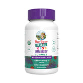 MaryRuth's gommes immunité enfants, bouteille colorée, soutien potentiel du système immunitaire.