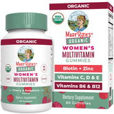 MARYRUTH'S Gomme Multivitamines Femmes, bouteille montrée, soutien immunitaire potentiel.