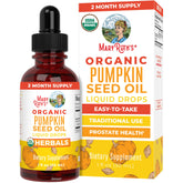 MaryRuth's huile de graines de courge en bouteille avec pipette, dosage précis.