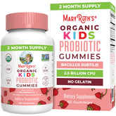 Gommes MaryRuth's pour enfants goût fraise, prise facile et agréable.