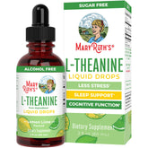 MaryRuth's L-Theanine gouttes citron-lime, bouteille pratique pour le quotidien.
