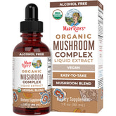 MARYRUTH'S Mushroom Complex – bouteille ouverte, facile à intégrer dans la routine quotidienne.