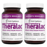 Theralac bouteille-poudre incolore, facile à ajouter aux repas des adultes et enfants.
