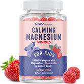 Gommes MAV NUTRITION Calme Enfants Fraise – texture fruitée et portion magnésium.