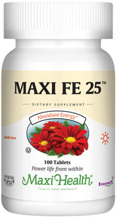 Maxi Health fer doux 25 mg – bouteille prête à l’emploi pour plus d’énergie