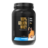 Maxler 100% Golden Whey en poudre chocolat beurre de cacahuète prête après l’entraînement.