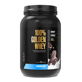 Boîte Maxler 100% Golden Whey prête au dosage pour l’entraînement.