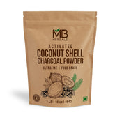 MB Herbals Charbon activé coco, poudre pour masque visage détoxifiant