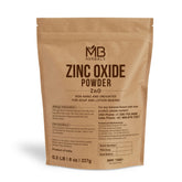 MB Herbals Poudre oxyde zinc 8 oz emballage prêt pour vos formulations.