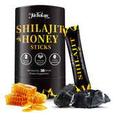 Mchokuu batonnet miel Shilajit emballage, idéal pour commencer une routine énergétique.