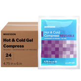 McKesson compress froid-chaud réutilisable, emballage inclus, prêt à ranger et transporter.