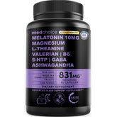 MEDCHOICE Sommeil 10 mg - capsules en flacon pour une routine nocturne.