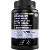 MEDCHOICE Sommeil 12-en-1, capsules près de la boîte, soutien potentiel au repos.
