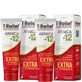 MediNatura T-Relief Gel Arnica, bouteille 3 oz, action rapide.